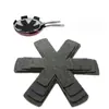 Posavasos de fieltro transfronterizo, protector de olla antiadherente, alfombrilla hexagonal gruesa antideslizante y aislante térmico para cuencos y platos