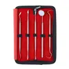 Herramientas Bucales de Acero Inoxidable Listas para Usar del Fabricante, Set de 6 Piezas de Herramientas Dentales, Kit de Eliminación de Sarro y Limpieza