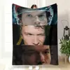 Manta de siesta estampada, Manta de franela estilo Ins definitiva, Venta directa del fabricante, Temática de hockey sobre hielo, Partido de liga estampado I