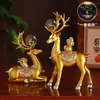 Novo Ornamento de Cabaceira Ruyi de Grande Tamanho Estilo Chinês Trazedor de Fortuna para Sala de Estar, Hall de Entrada, Decoração de Barzinho, Presente de Inauguração de Casa