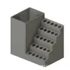 Herramienta de Almacenamiento de Puntas de Destornillador Popular Transfronteriza Soporte de Almacenamiento para Taladro Eléctrico 20/50 Agujeros