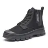 Zapatos de camuflaje para hombre, otoño e invierno, zapatos de entrenamiento para montañismo al aire libre para estudiantes, sitio de entrenamiento militar, zapatos de seguridad laboral para hombre, zapatos de goma