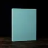 Fichário de argolas capa dura em couro A4 em estoque livro de armazenamento de tecido com 3 furos amostras de cores amostras de tecido em branco