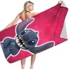 Toalla de Playa para Niños Stitch, Toalla de Baño, Material de Microfibra Absorbente, Secado Rápido y Resistente a la Arena, Estilo Popular de Exportación Transfronteriza