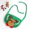 Chapéu de Natal para Cão Gato Pet Toalha de Bico Bib Teddy Fadou Bo Mei Roupa de Transformação Acessórios de Foto para Roupa