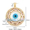 L55 nuevo popular europeo y americano Ojo de Diablo amuleto de la suerte ojo circón joyería creativa DIY