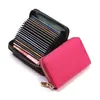 Nuevo Tarjetero Billetera para Monedas para Mujer Compacto Gran Capacidad Múltiples Ranuras para Tarjetas Tarjetero Ultradelgado Simple Color Sólido Licencia de Conducir para Hombre