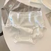 Calcinhas de Algodão Puro com Renda para Mulheres, 100% Algodão, Gancho Estendido, Cintura Média, Ajustadas ao Quadril, Respiráveis, Estilo Girly Pure Desire, Calcinhas Triângulo Atacado