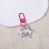 Chaveiro Pingente Gatinha Kt Estrela Espinha de Peixe Estilo Y2K Millenium Pingente de Contas Retro Americano Ornamento de Presente