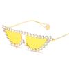 2023 Nuevas gafas de sol de ojo de gato Gafas de sol de comercio exterior para mujer Gafas de sol de diamantes Decoración de diamantes Moda europea y americana