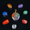 Suministro Directo Transfronterizo de Caja de Conjunto Combinado de Collar de Resina con Piedra Pulida de Cristal de 115-20 mm, Fuente Mayorista de Piedra Bruta de Cristal Natural