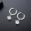 Pendientes Jinse con microincrustaciones de circonita y cobre, nuevos y exquisitos, para mujer.