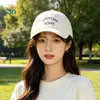 Boné de Baseball Leve Dopamina Feminino Primavera Verão Novo Japonês Simples Moda Versátil Proteção Solar Respirável Secagem Rápida Boné Bico de Pato