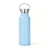 Botella deportiva de gran capacidad estilo americano transfronteriza, taza termo de acero inoxidable de doble capa 304 con aislamiento al vacío, botella de agua portátil de gran capacidad con asa