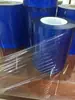 Fornecer 0,03 0,04 0,045 0,05 0,2 mmvc filme eletrostático azul transparente filme eletrostático branco leitoso