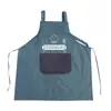 COCINA Delantal Estampado Impermeable para Cocina Casera a Prueba de Aceite Limpiable Ropa de Trabajo para Cocinar Hombres y Mujeres Delantal de Catering