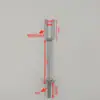 Arnés de cableado automotriz en forma de U, dos pines fijos conjoined, varilla de conexión 2Y, brida para cables, accesorio de cableado, ensamblaje, hierro