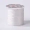 Fio Elástico Plano Colorido do Fabricante 0,8mm Cordão Elástico Pulseira DIY Fio para Montagem Tecelagem Manual Fio para Miçangas