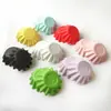 Suporte para Cupcake de Papel para Bolo Lâmpada de Crisântemo Resistente a Altas Temperaturas Sem Moldes Base para Bolo para Assar em Casa Pacote com 50