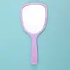 Espejo de Maquillaje Popular Coreano Ins Portátil de Mano con un Solo Mango Espejo Pequeño Lindo para Niña Salón de Belleza Dental