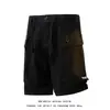 Shorts Deportivos de Verano con Bordado de Espiga para Hombre, Bolsillo Grande Tridimensional, Shorts Cargo de Longitud Media, Tallas Grandes, Shorts de Playa para Hombre