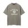 Camiseta Unisex Casual Básica com Estampa de Letras, Manga Curta, Estilo Tendência Transfronteiriça