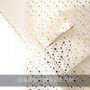 Estilo europeo y americano patrón de ciervo y estrella navideña patrón de estampado dorado blanco 61 papel de regalo de regalo