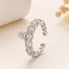 Anillo Saturno de Circonita Ultra-Hada Transfronterizo para Mujer, Moda Estilo Ins Diseño de Nicho, Joyería de Lujo Ligero de Alta Gama para Mujer