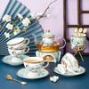 Nuevo Estilo Chino Hueso de China Vela Calentada Café Té Set Té Aromático Set Hogar Té de la Tarde Taza de Té Regalo