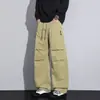 Pantalones Casuales Rectos con Pliegues Estilo Americano Nuevos Otoño/Invierno 2026 para Hombre, Pantalones Versátiles de Moda de Alta Calle de Tendencia para Hombre
