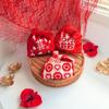 Bolsa de caramelo tejida pequeña 2025, bolsa tipo chaleco, bolsa cuadrada pequeña, bolsa para empaque de regalo de agradecimiento para banquete de bodas
