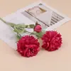 Coronas de Flores Artificiales de Tres Cabezas Flor de Peonía Terciopelo Mano Flor de Boda Material Flor para Guiar en el Camino Arreglo Floral Decoración de Escritorio para el Hogar Floricultura