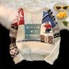 Suéter navideño popular de comercio exterior para hombre, suéter grueso y cálido con forro polar de invierno, abrigo holgado de moda para parejas