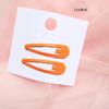 Corea del Sur INS Xiaoya mismo color caramelo pasador bb niña color pasador clip de palabra clip para flequillo cabeza de niños