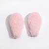 Orelhas de Coelho Dupla Face de Poliéster Materiais DIY para Fazer Leques de Mão, Acessórios Artesanais, Suprimentos DIY de Orelhas de Coelho Decorativas