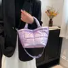 2025 Nueva Bolsa Nube de Gran Capacidad Bolso de Mujer Bolso de Plumón Plegado Simple Tendencia Casual al por Mayor Bolsa Acolchada para Mujer
