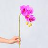 Flor artificial de alta qualidade 9 cabeças 7 cabeças Phalaenopsis super realista flor falsa feita à mão decoração de mesa nórdica flor de casamento
