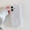 Capa de Celular Magnética TPU Duas em Uma com Sensação de Pele Adequada para Apple 16 Fosca iPhone 15Pro Anti-Queda Capa Protetora