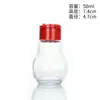 Botella de Condimentos para Cocina Mini Frasco de Vidrio para Espolvorear Caja de Condimentos de Pimienta Comino Botella de Condimentos para Barbacoa Pimienta Embotellada Botella Vacía