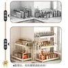Estante de Almacenamiento para Condimentos de Cocina, Estante de Almacenamiento Multifuncional para el Hogar, Estante para Condimentos de Encimera, Estante de Almacenamiento de Palillos para Escritorio
