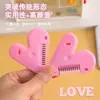 Peine para adelgazar el cabello para uso doméstico, herramienta para adelgazar el cabello, tijeras para flequillo, herramienta para recortar el flequillo de niñas y niños, cuchillo para cortar el cabello