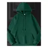Sudadera con capucha de felpa de algodón de 380 g para hombre, corte holgado, hombros caídos, engrosada para mayor calidez, disponible en varios colores, venta al por mayor para exportación, en stock
