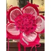 Papel para embrulho de buquê Papel Xue Nai plissado esfregado à mão Papel para embrulho de flores frescas Floricultura Arte floral Materiais DIY feitos à mão