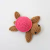 Pendente fofo de tricô de lã feito à mão tartaruga de crochê enviar amigos presente criativo boneca de crochê boneca