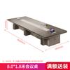 Mesa de Conferência Simples Moderna Recepção Mesa e Cadeira Combinação Grande Mesa de Treinamento para Negociação Mesa Longa Mobiliário de Escritório Conjunto Completo