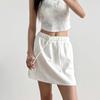 Falda Blanca, Falda Media para Mujer, Nueva Falda Lápiz de Verano 2024, Falda A-Line, Falda Corta Deportiva, Versátil para Ir al Trabajo y Vestir Casual