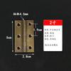 Bisagra Oculta de Cobre Puro Antiguo Chino para Puerta de Gabinete, Bisagra Plegable de Latón para Puerta de Madera, Bisagra para Caja de Madera de Alcanfor, Bisagra con Carcasa de Cobre Completo