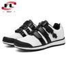Novos Sapatos de Golfe Masculinos para Exterior Leves Respiráveis de Malha Sapatos Esportivos Xadrez Resistentes à Abrasão Sapatos de Treinamento