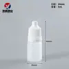 Botella gotero de 10 ml, Botella pequeña exprimible con punta fina y tapa de seguridad antirrobo, Botella dispensadora de pintura líquida, Botella de plástico de 20 ml con pico fino