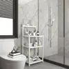 Suporte para Lavatório de Chão Doméstico Suporte para Lavatório Rural Antigo Multicamadas Suporte para Bacia de Armazenamento Suporte para Lavatório Dobrável sem Instalação